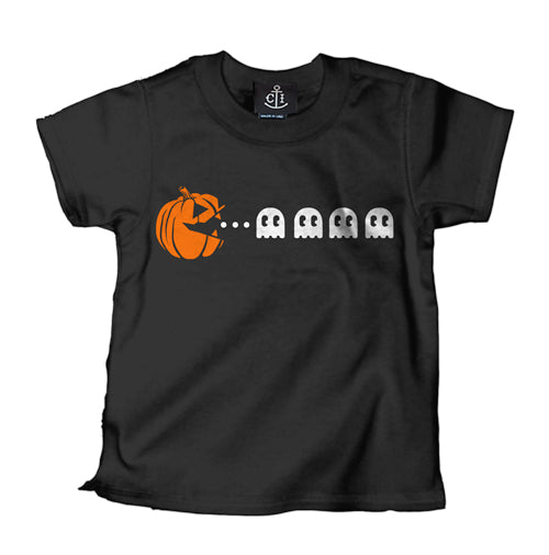 Pumpkin Pac Man Kid's T-Shirt