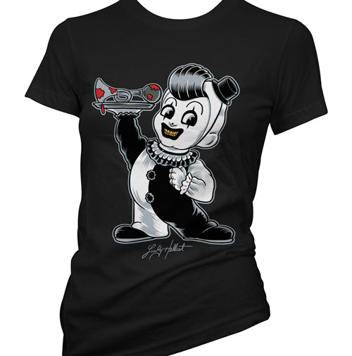 Lucky Hellcat Arty The Clown Big Boy Women's T-Shirt