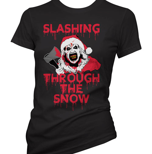 Slashing Through The Snow Women's T-Shirt