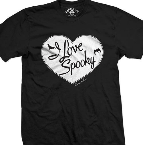 Lucky Hellcat I Love Spooky Unisex T-Shirt