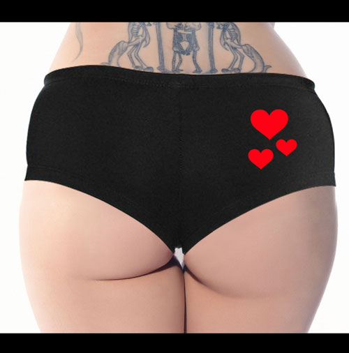 Queen of Hearts Booty Short