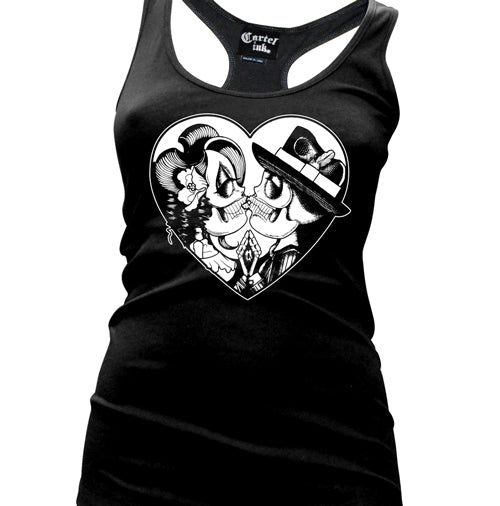 Cartel Ink Partners in Crime Women's Racer Back Tank Top Tattoo Apparel