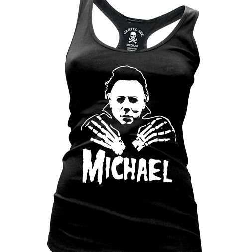 Michael Fiend Women's Racer Back Tank Top