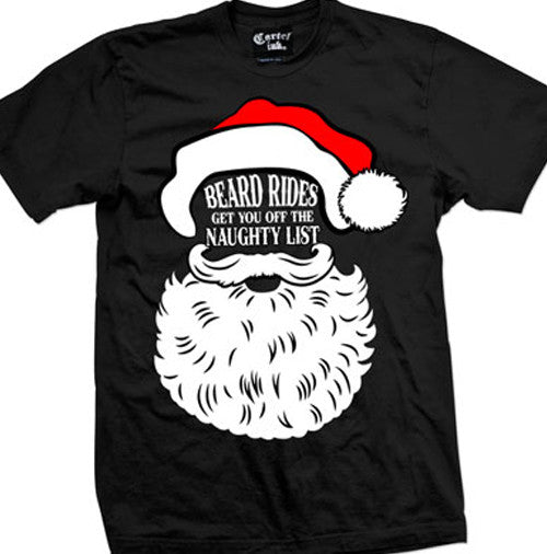 Beard Rides Get You Off The Naughty List Men's T-Shirt