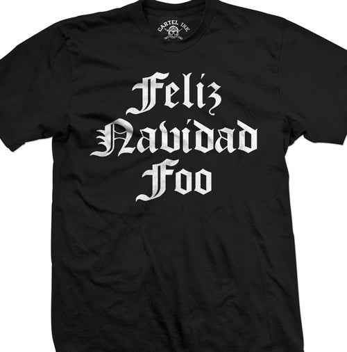 Feliz Navidad Foo Christmas Men's T-Shirt