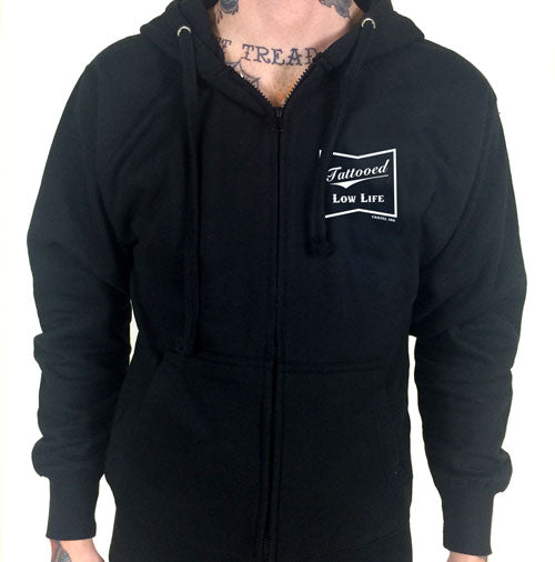 Tattooed Low Life Hooded Sweatshirt