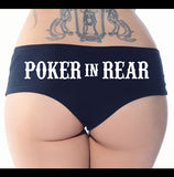 Liquor in front Poker in Rear Booty Short