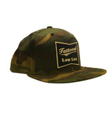 Tattooed Low Life Embroidered Patch Camouflage Snapback Hat