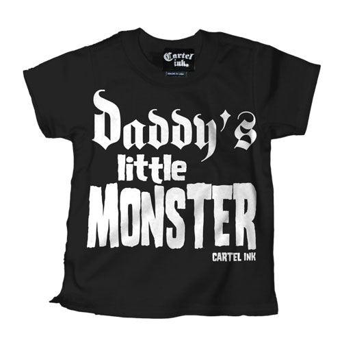 Daddy's Little Monster Kid's T-Shirt