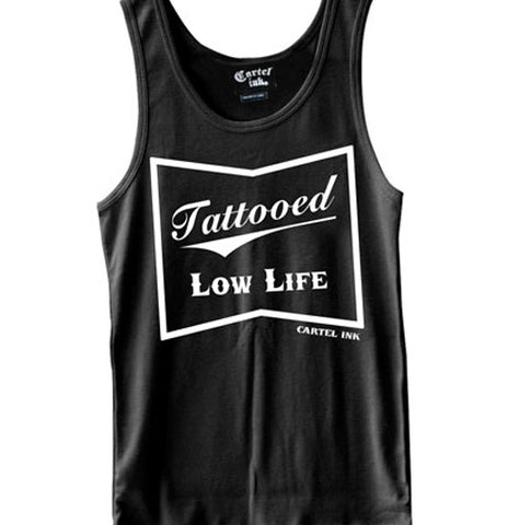 Pocket Logo Tattooed Low Life Men's T-Shirt