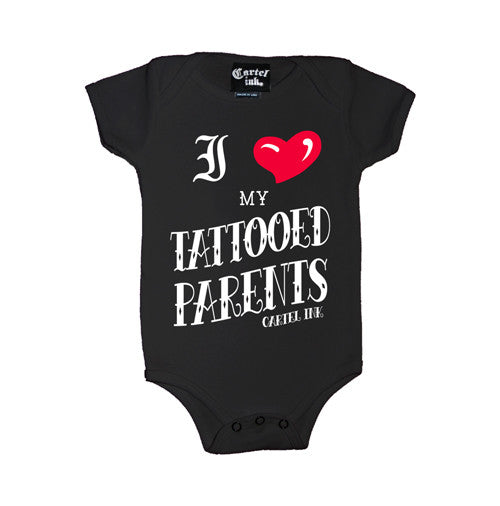 I Love My Tattooed Parents Infant's Onesie