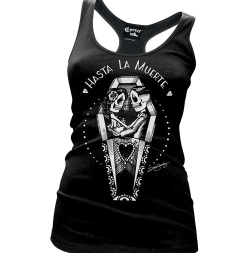 Hasta La Muerte Women's Racer Back Tank Top