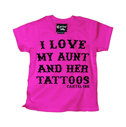 I Love My Aunt and Her Tattoos Kid's T-Shirts