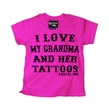 I Love My Grandma and Her Tattoos Kid's T-Shirt