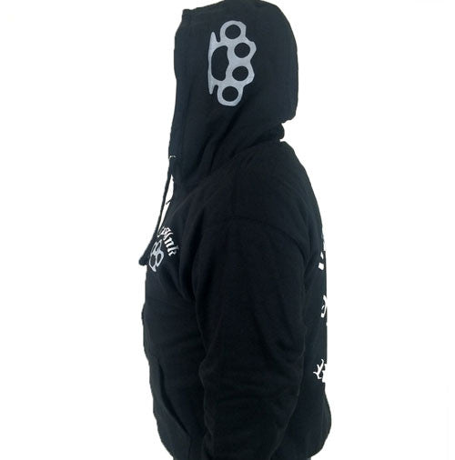 Born To Rumble Men's ZIPPERED Hoodie