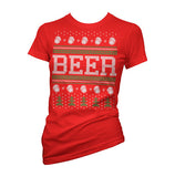 Beer Ugly Christmas Sweater Women's T-Shirt