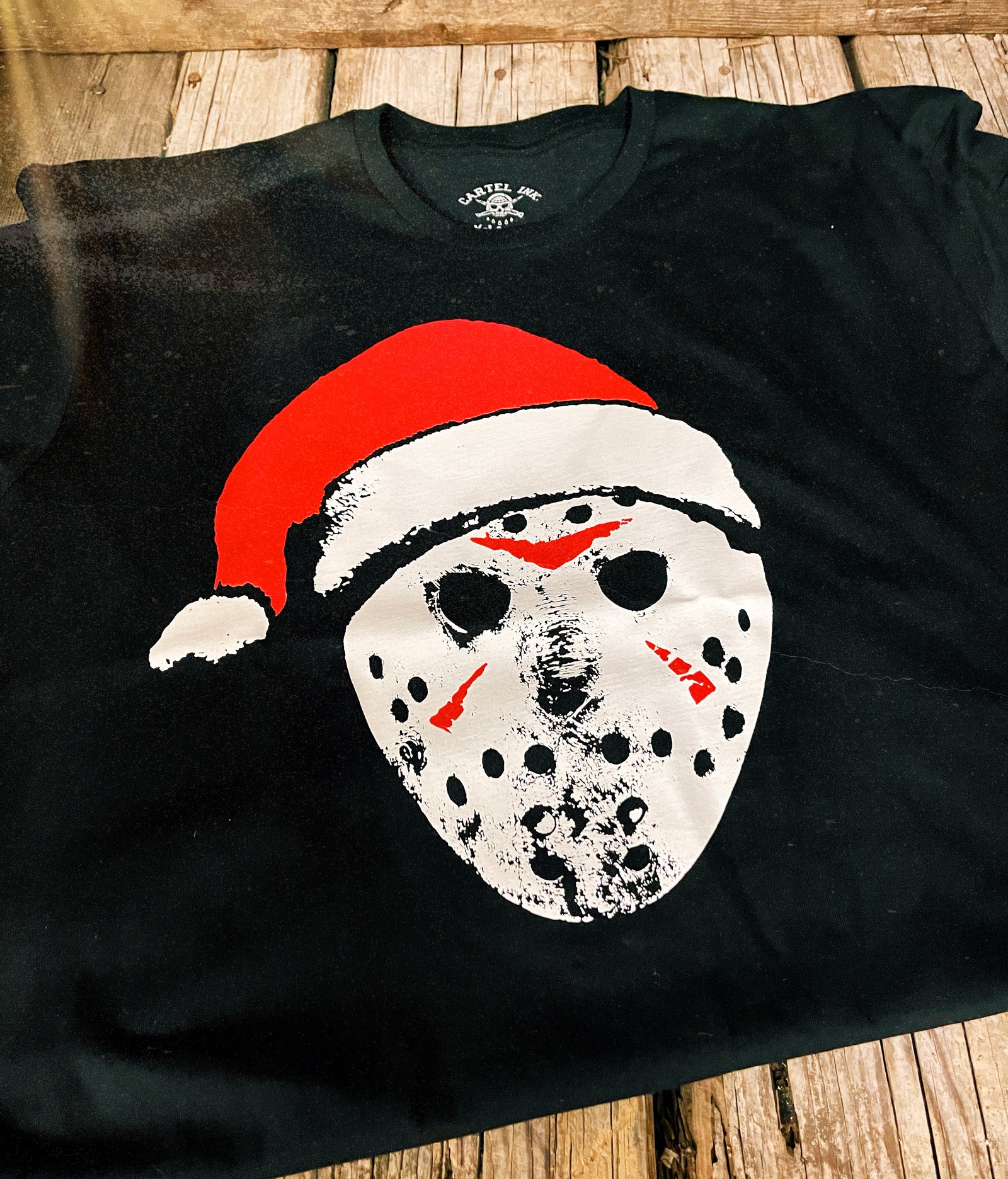 killer santa jason friday 13th tee cartel ink