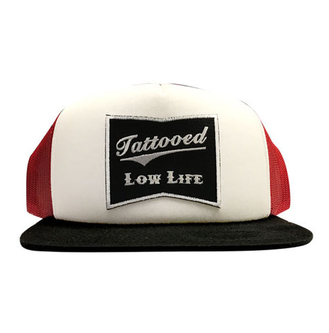 OG Tattooed Low Life Snapback Hat Black